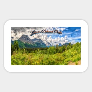 Glacier National Park Sticker